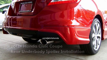 Episode #251 - 2012+ Honda Civic Coupe Rear Underbody Spoiler Installation
