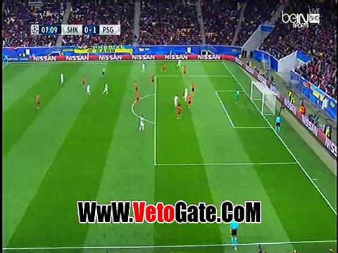 سيرج يتقدم بالهدف الاول باريس سان جيرمان فى شاختار دونيتسك