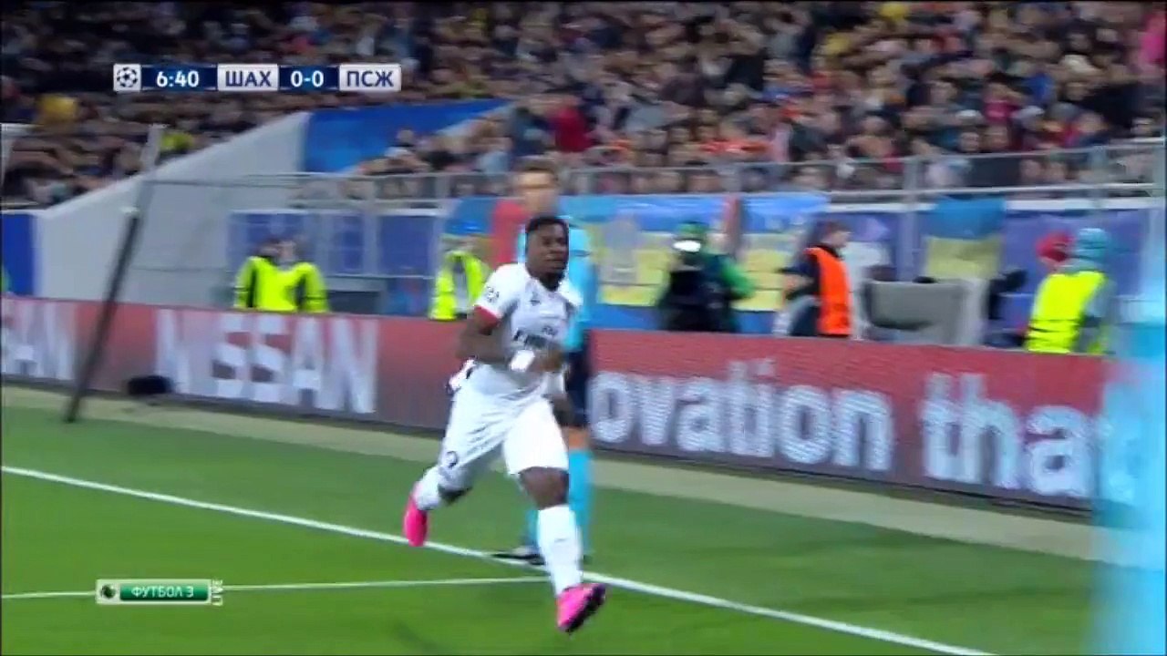 Serge Aurier Goal | Shakhtar 0 - 1  PSG