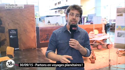 Planétologie à la Cité des Congrès et chronique BD