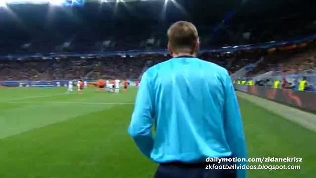 David Luiz 0-2 Goal | Shakhtar Donetsk v. PSG 30.09.2015