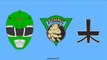 Green Power Ranger Name & Symbols Super Samurai MIKE how to draw