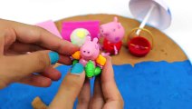 cartoon inspired Peppa Pig Play Doh Holiday Toy English episode At The Beach ep.