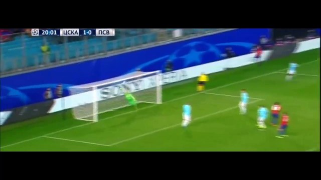 CSKA Moscow 2-0 PSV : Seydou Doumbia goal