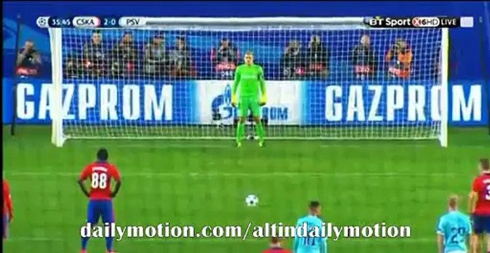 Goal Seydou Doumbia CSKA 3 - 0 PSV - Champions League - 30.09.2015
