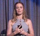 Andrew Garfield Emily Blunt read mean tweets Jimmy Kimmel Live