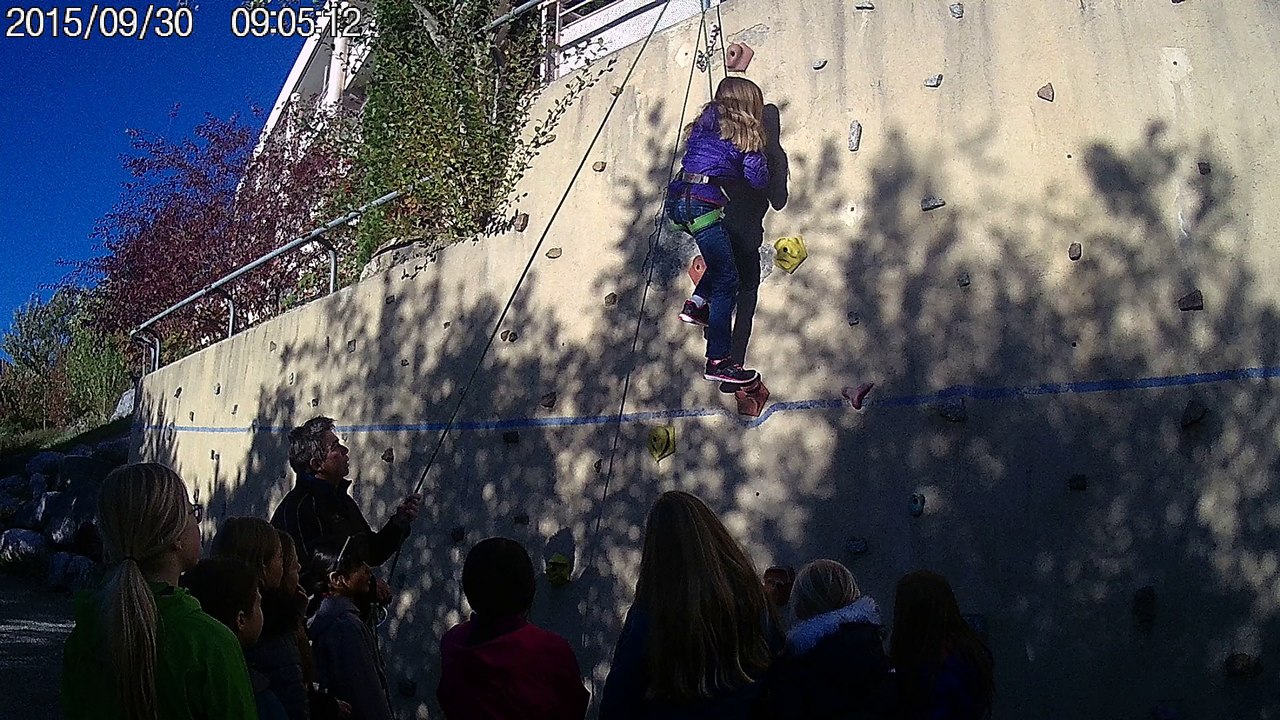 petite séance d'escalade