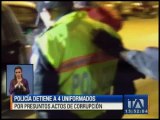 Policía detiene a cuatro uniformados por supuesta corrupción