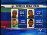 Los 29 convocados para enfrentar a Argentina y Bolivia