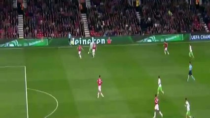 Daniel Caligiuri Goal - Manchester United vs Wolfsburg 0-1 [30.9.2015] Champions League