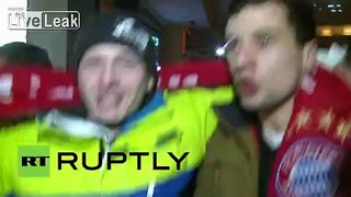 Germany: FC Bayern Munich fans go crazy after winning Bundesliga