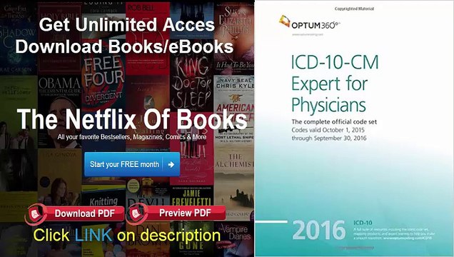 ICD-10-CM Expert For Physicians 2016 - The Complete Official Version (ICD-10-CM Expert For Physicians) (Icd-10-Cm Expert For Physicians Draft) Pdf Free Download