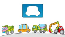 Çizgi Film - Okul öncesi eğitim - Araba ile eğitici oyunlar