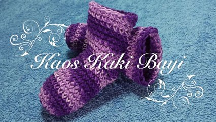 Cara Merajut Kaos Kaki Bayi