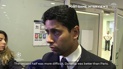 Shakhtar Donetsk-Paris: post game interviewes