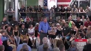 LiveLeak.com - Lady passes out from listening to jeb speak.