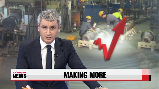 Korea's industrial output increases 0.5 pct on-month in Aug.