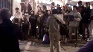 Christian Koreans Sing in Jerusalem