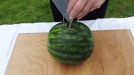 Idea to make juice from watermelon