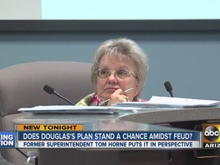 Does Douglas's plan stand a chance amidst feud?