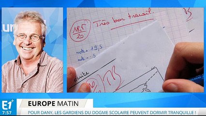 Notes à l'école : le symbole du couperet