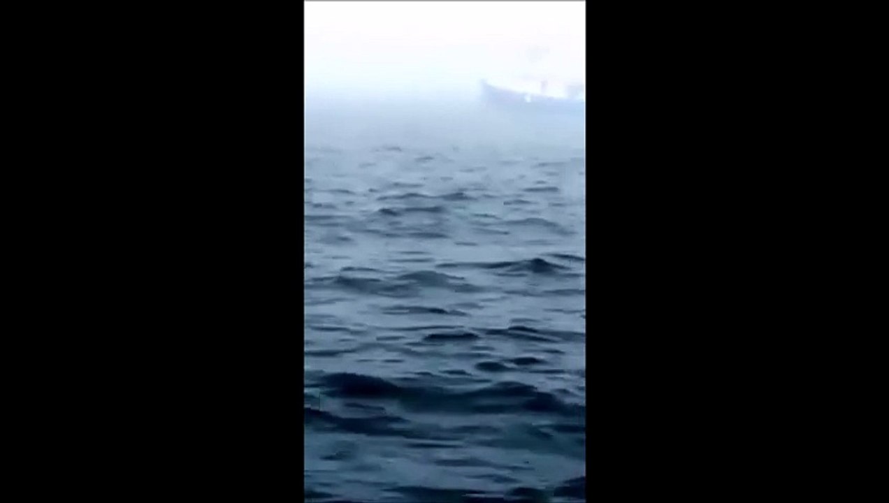 Une baleine fait un saut impressionnant tout prè de touristes en bateau
