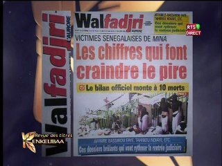 La revue de presse de la RTS du 1er octobre 2015