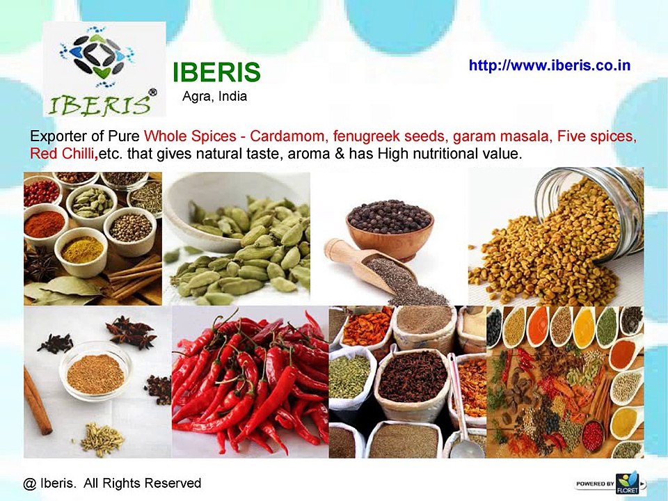 Whole Spices Exporters - Ground Spices Manufacturers