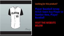 Player Baseball Jersey Stitch Sewn Any Player or Number New