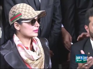 Film actor Meera talks with media