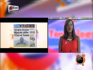 Revue de presse Tfm du 1er oct 2015