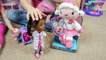 Doc McStuffins Hearts a Glow Lambie & Walk N Talk Doll by Kinder Playtime