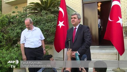 Remaining 16 Turkish hostages in Iraq freed