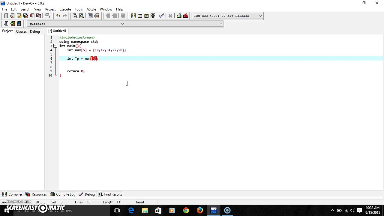 32.Pointers with array in C++ in urdu & hindi