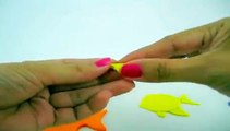 Easy make Play Doh Angelfish cut out
