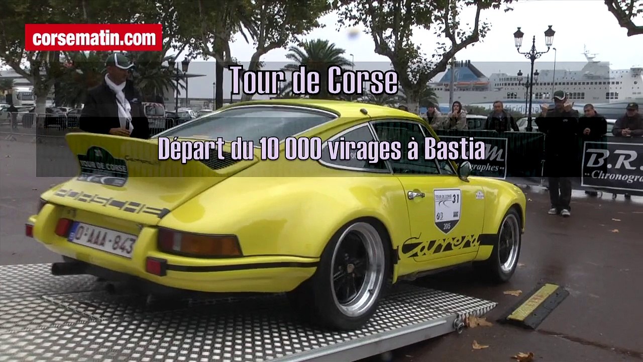 Tour de Corse : Départ du 10 000 virages à Bastia