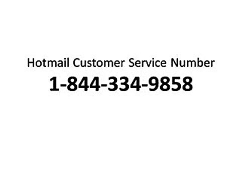 Report any sort of technical matters to1-844-334-9858 Hotmail Tech Support helpline number
