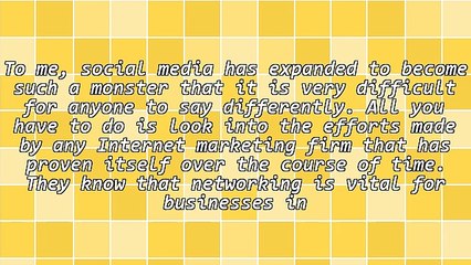 Social Business Shifts & Work Of An Internet Marketing Firm