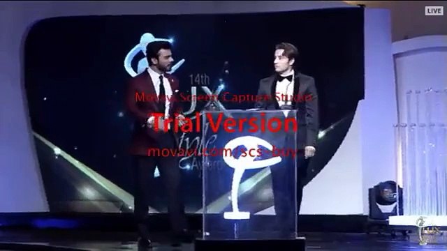 Fawad Khan- Mahira Khan -Ali Zafar- Teasing -Each Other - Lux Style Awards