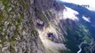 Russian Base Jumpers Compete In Adrenaline Fuelled Wingsuit Race