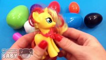 Learn Colours with 10 Huge Surprise Eggs! Opening Eggs with My Little Pony Toys! Part 1