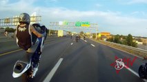 INSANE Illegal Motorcycle STUNTS On Highway LONG WHEELIES Street Bike TRICKS Middle Of The