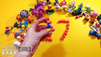 Learn to Count 1 to 70 with Candy Numbers and Toys! Lesson 7