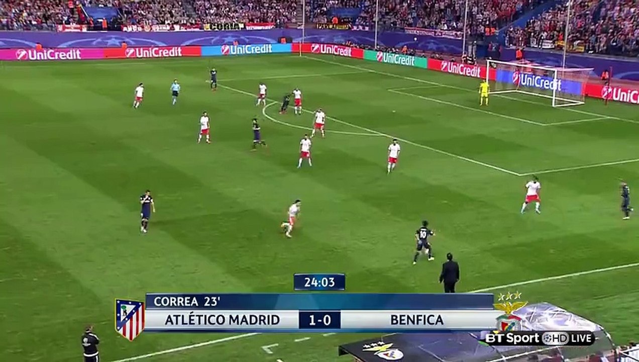 Atletico Madrid 1 – 2 Benfica ALL Goals and Highlights Champions League 30.09.2015