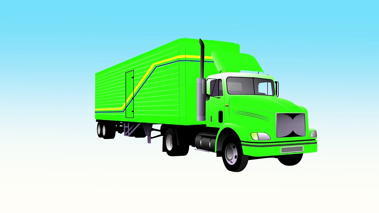 Counting Trucks for Kids | Learn Colors & Numbers | Animated Surprise Eggs filled with Col