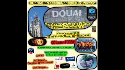 /J - 2/Teaser, DERBY des Beffrois : Douai Gayant X Béthune  ! Expression d'IMPRO ! à l'Expression Sportive !... VIBREZ !