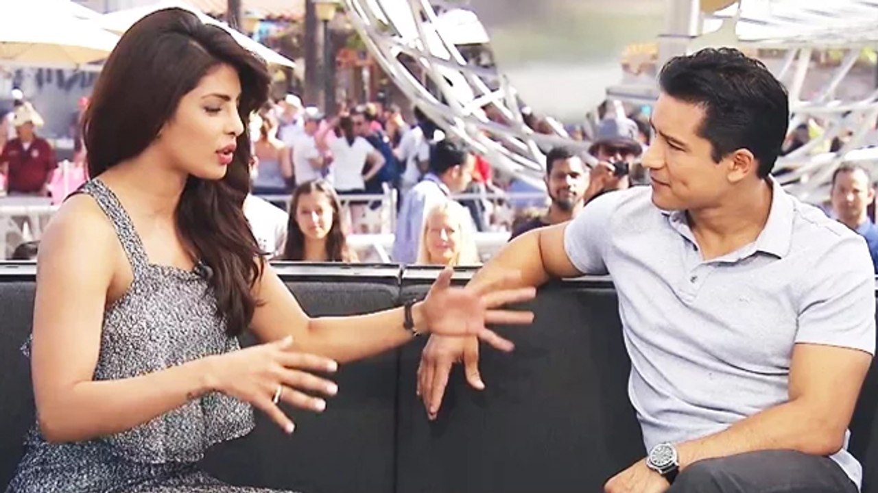 Priyanka Chopra On American Show EXTRA With Mario Lopez