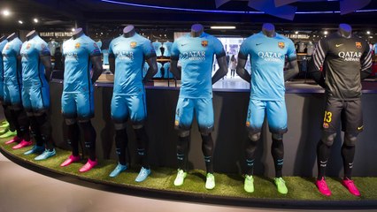 FC Barcelona's electric blue kit is on sale now