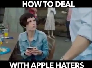 How To Deal With Apple Haters - Funny Video