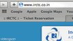 Book train ticket in India on IRCTC Indian Railways